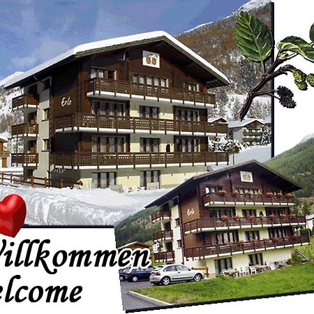 Haus Erle Appartement Saas-Grund Buitenkant foto