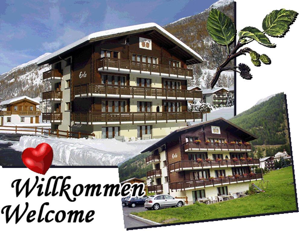 Haus Erle Appartement Saas-Grund Buitenkant foto