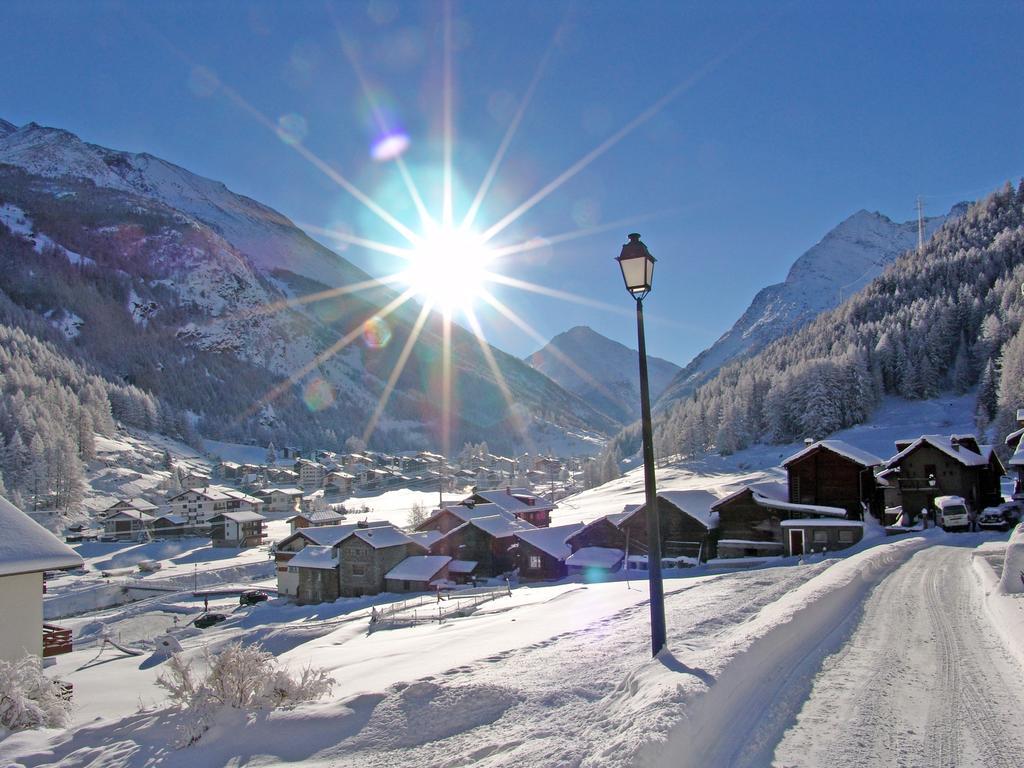 Haus Erle Appartement Saas-Grund Buitenkant foto